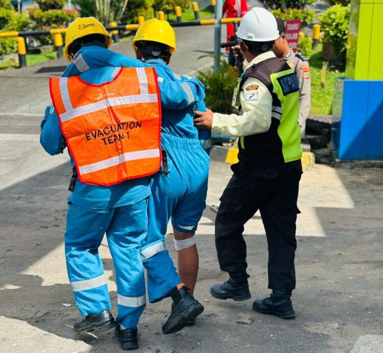 Pertamina FT Tarakan Gelar Simulasi Kebakaran dan Huru-Hara, Uji Kesiapsiagaan Tim Darurat