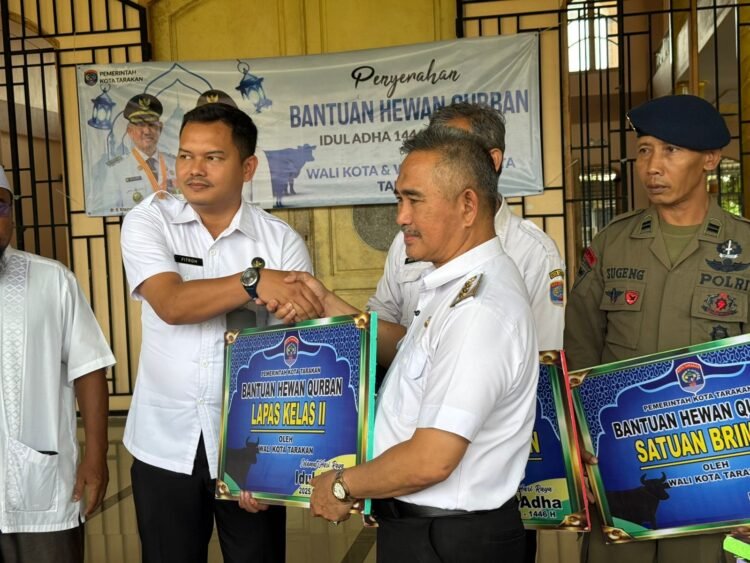 Lapas Tarakan Terima Bantuan Hewan Qurban dari Pemkot Tarakan
