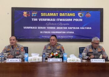 Polda Kaltara Laksanakan Verifikasi Sertijab Kapolda Kaltara Oleh Tim Itwasum Polri, Wujudkan Polri yang Berintegritas dan Presisi