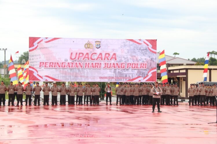 Polda Kaltara Menggelar Upacara Dalam Rangka Peringatan Hari Juang Polri