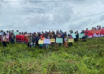 Ratusan Umat Katolik Unjuk Rasa Tuntut Keadilan Tanah Gereja di Sebuku