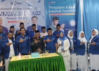 DPW PAN Kaltara Gelar Tasyakuran HUT ke-27, Luncurkan Program Peka dan Bagikan Paket Pangan