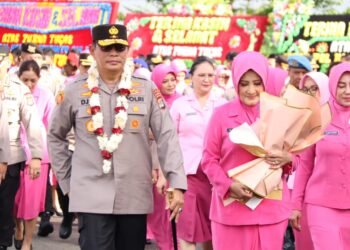 Kapolda Kaltara, Brigjen Pol. Djati Wiyoto Abadhy, Disambut Antusias di Mako Polda Kaltara
