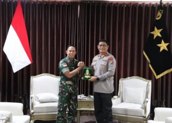 Kapolda Kaltara Menerima Kunjungan Silahturahmi Danrem 092/Maharajalila, Perkuat Sinergi dan Kolaborasi Antar Instansi