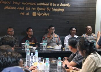 Silaturahmi Kapolda Kaltara dengan Wartawan Bahas Keterbukaan Informasi