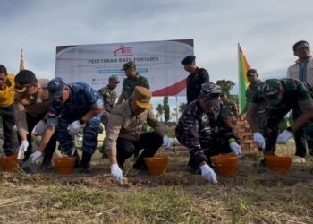 Gerai Koperasi Merah Putih Mulai Dibangun di Tarakan, Sinergi Pemkot dan TNI Bangun Kemandirian  Ekonomi Desa