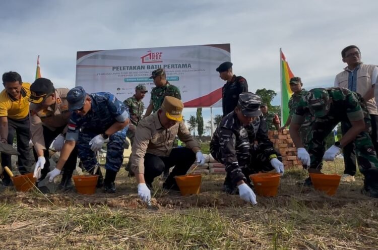 Gerai Koperasi Merah Putih Mulai Dibangun di Tarakan, Sinergi Pemkot dan TNI Bangun Kemandirian  Ekonomi Desa