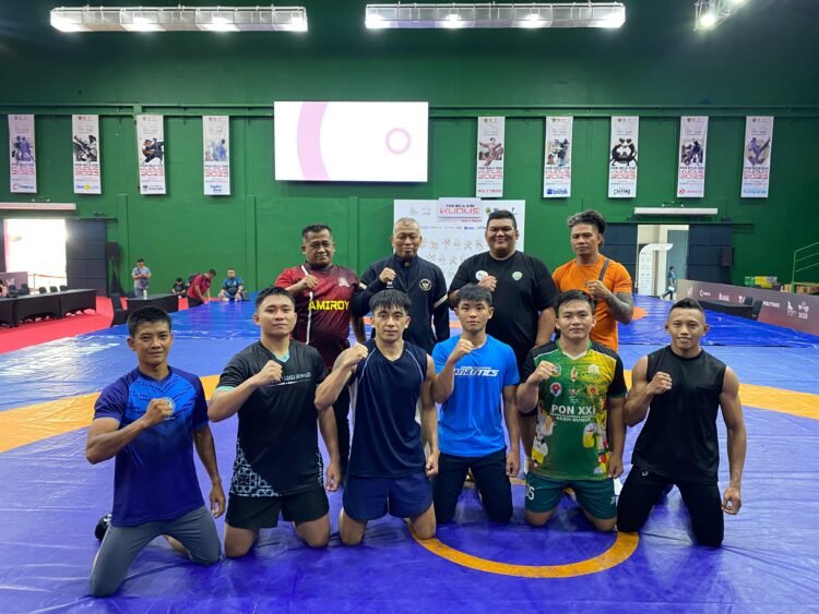 Tiga Pegulat Kaltara Siap Tempur di PON Beladiri 2025