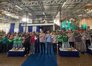 Silaturahmi Kapolda dan Ojol di Tarakan, Ajak Sinergi Jaga Keamanan Kota