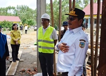 Wujud Pemerataan Pembangunan, Wagub Tinjau Pembangunan Fasilitas SMK Negeri 1 Sembakung Atulai