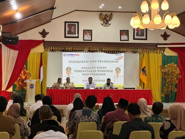 Gerakan Sadar Pendaftaran Penduduk Non Permanen, Disdukcapil Tarakan Dorong Kesadaran Lapor 2×24 Jam