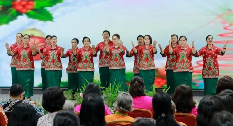 Wakil Ketua TP-PKK Kaltara Serukan Semangat Pelayanan untuk Perayaan Natal 2025