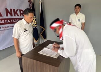 Napi Terorisme  di Lapas Tarakan Nyatakan Ikrar Setia kepada NKRI