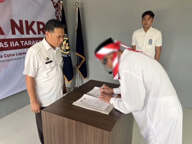 Napi Terorisme di Lapas Tarakan Nyatakan Ikrar Setia kepada NKRI