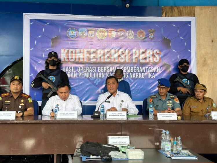 Operasi Gabungan BNN Gagalkan Penyelundupan 1 Kg Sabu di Kaltara
