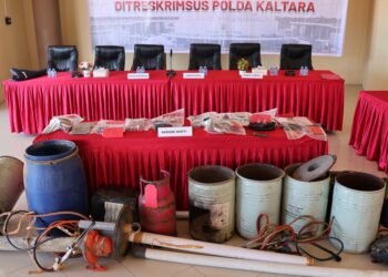 Tambang Emas Ilegal di Sekatak Terungkap, Polisi Amankan Dua Tersangka