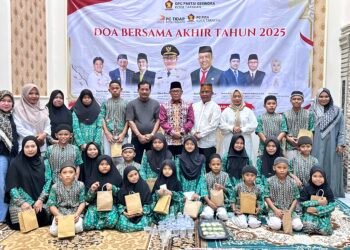 DPC Gerindra Tarakan Tutup Tahun 2025 dengan Doa Bersama dan Santuni Anak Yatim