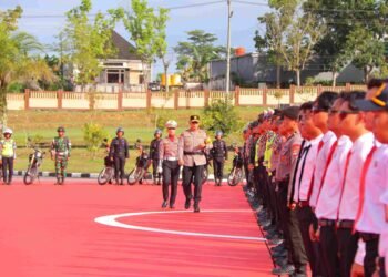 Kapolda Kaltara Pimpin Apel Gelar Pasukan Operasi Ketupat 2026
