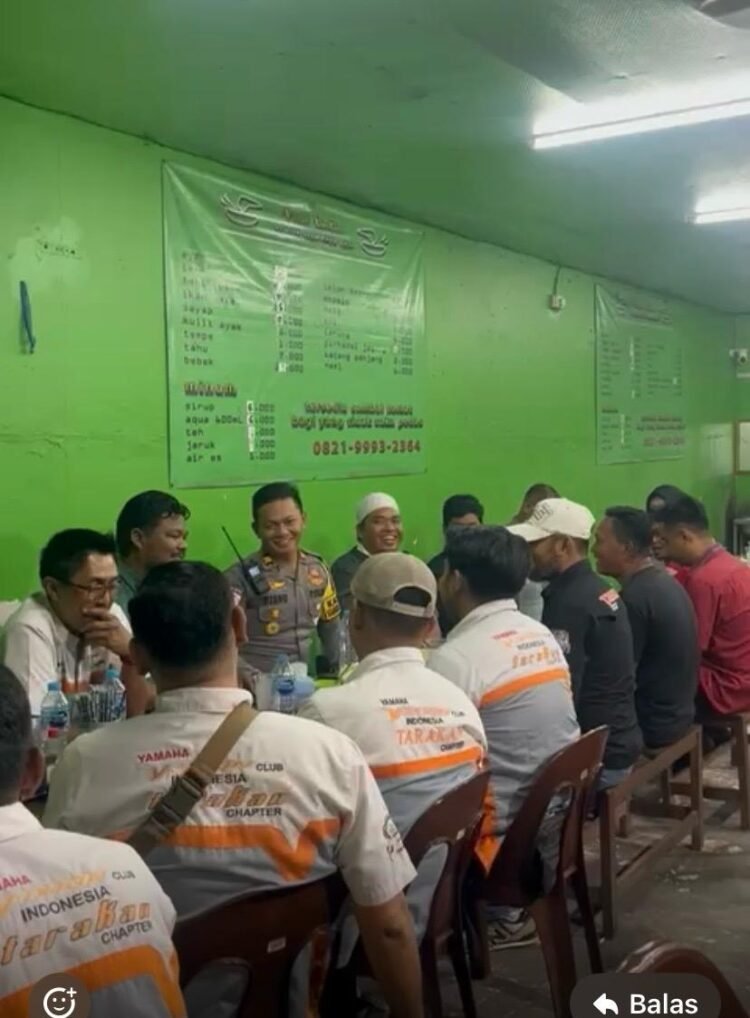 Tingkatkan kamseltibcar lantas selama Operasi Ketupat kayan 2026, Satlantas Polres Tarakan Gandeng Komunitas Otomotif