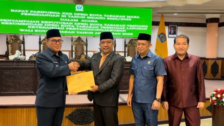 DPRD Tarakan Serahkan Rekomendasi LKPJ 2025, Tekankan Perbaikan Kinerja