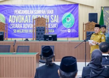 Pengangkatan Advokat Peradi SAI, Wagub Ingatkan Pentingnya Menjaga Integritas