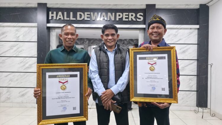 Bupati Bulungan Raih Anugerah Sahabat Pers Indonesia 2026 dari SMSI