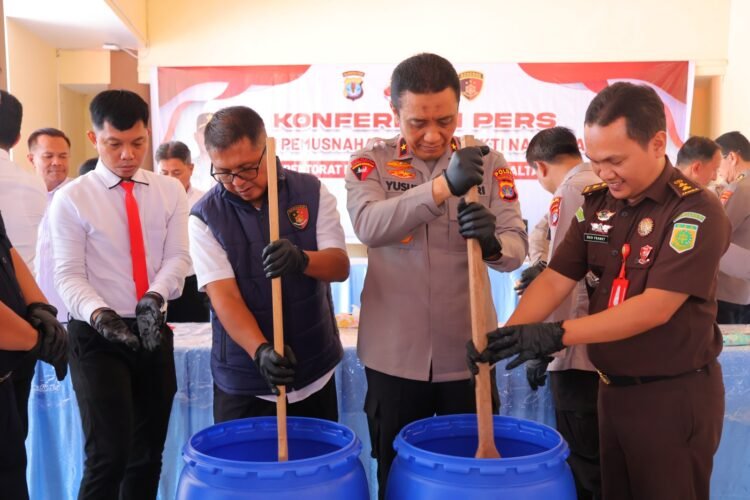 Polda Kaltara Berhasil Mengungkap 63 Kasus Narkoba Periode Mei s/d Juni 2026