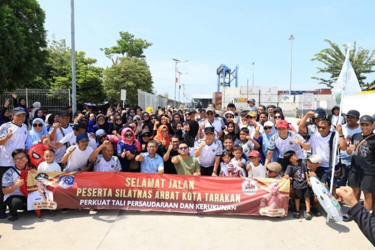 Wali Kota Tarakan Lepas 300 Peserta SILATNAS ARBAT Batulappa Menuju Parepare