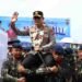 Polda Kaltara Gelar Upacara Pelepasan Irjen Pol. Djati Wiyoto Abadhy dan Ny. Sari Djati Wiyoto