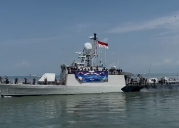 KRI Ajak-653 Emban Misi Jaga Kedaulatan Rupiah di Wilayah Terluar Kaltara