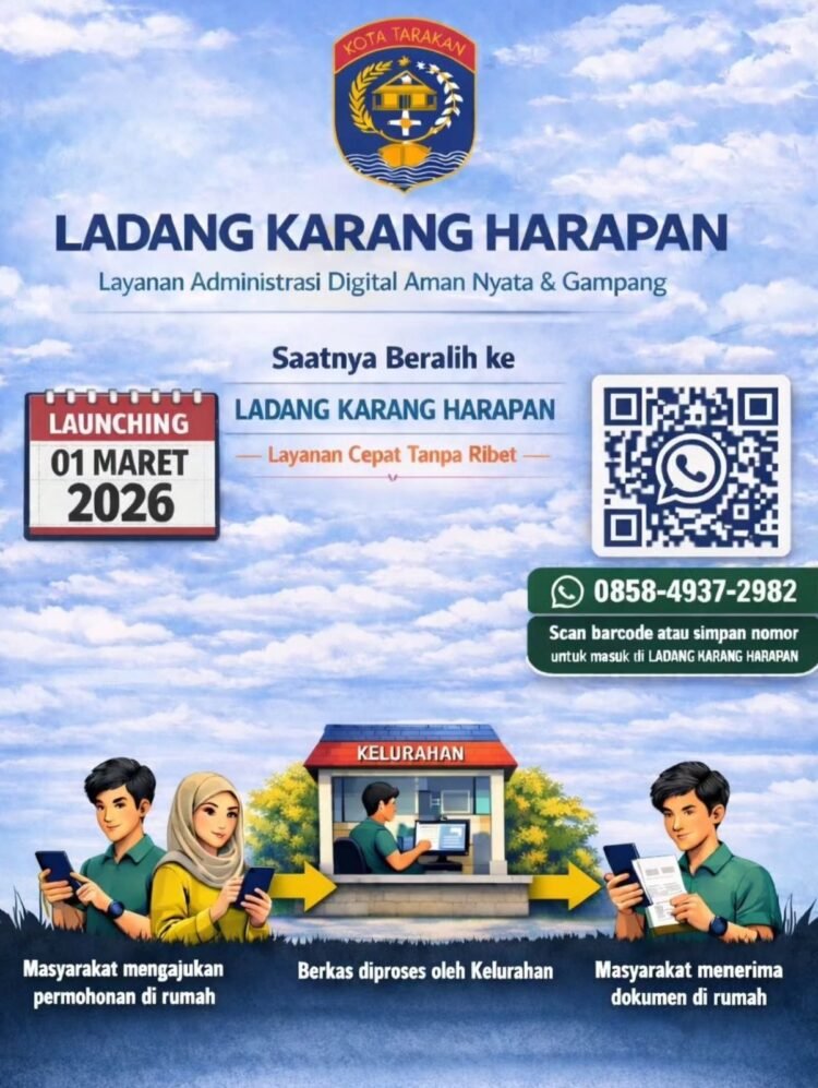 Layanan Administrasi Karang Harapan Beralih ke Sistem Digital Berbasis WhatsApp